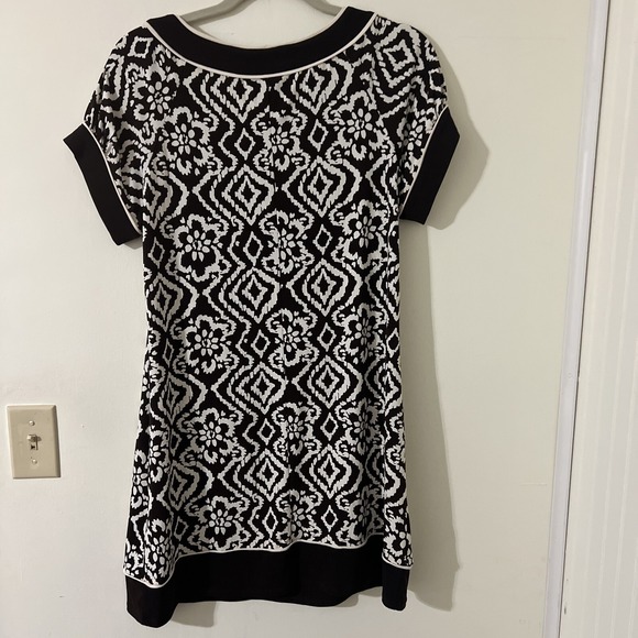 En Focus Casual Brown and White Dress Women's Size 8P - Picture 6 of 6